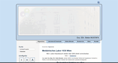 Desktop Screenshot of medizinisches-labor-wien.at